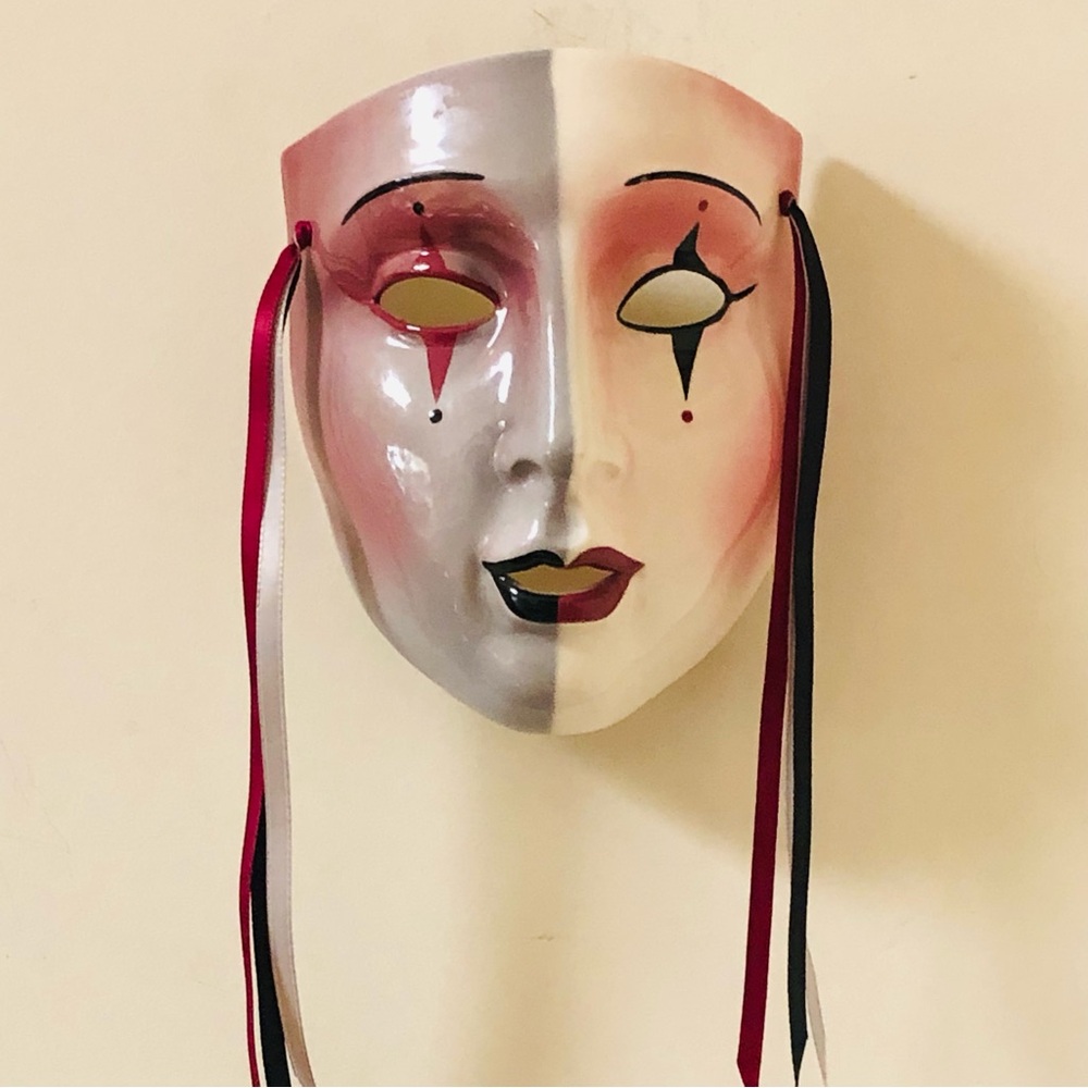 Harlequin Wall Mask Clay Art Of San Francisco